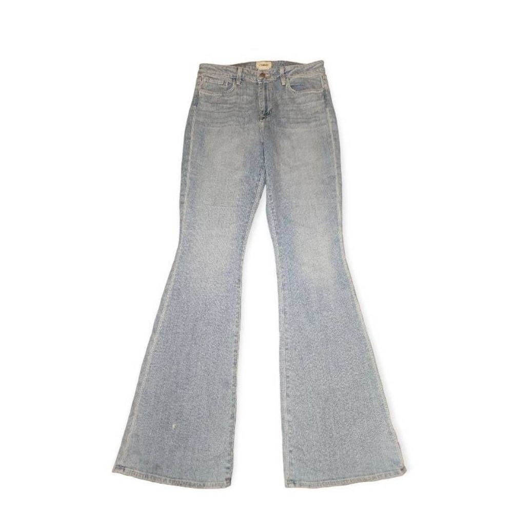 NWT L'AGENCE Bell High-Rise Flare Blue Cloud Jeans Size 31